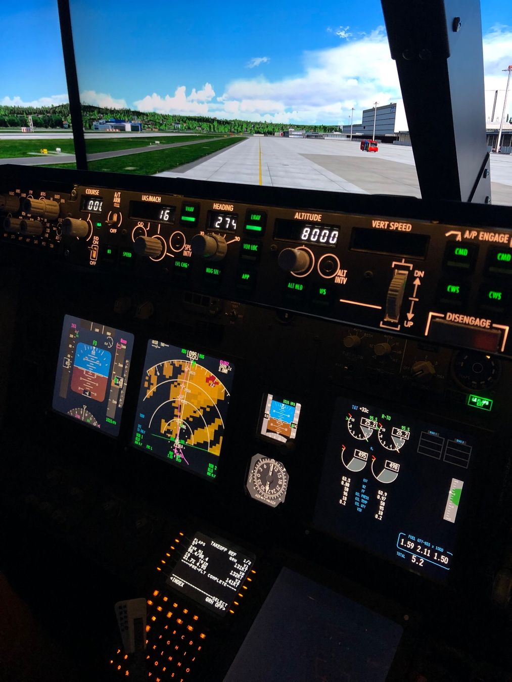 PC: Flugsimulator-Cockpit (Jetmax Boeing 737-800) – Usato da Wilen b. Wollerau venduto da Nobu 4