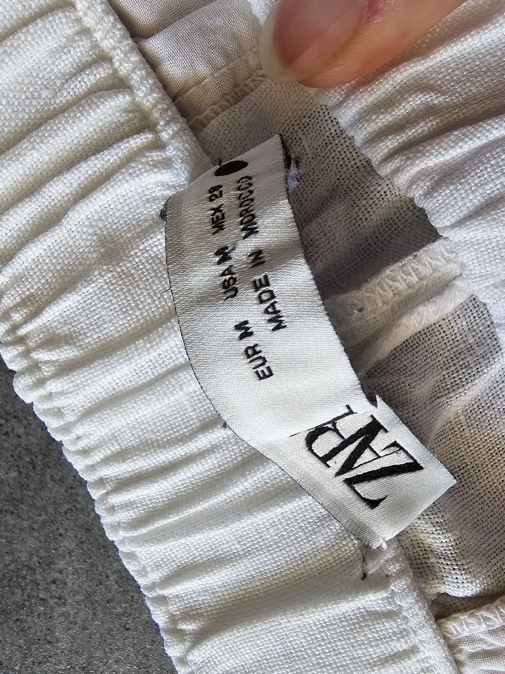 Zara Hosen: weisse Leinenhose von Zara – Gebraucht aus Altdorf UR von Saba_1688 1