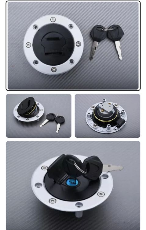 Toutes les pièces détachées moto: Tankdeckel Tankschloss + 2 Schlüssel SUZUKI GS 500 E 1989-20 – Neuf avec emballage d'origine à neuenhof par chicco_90