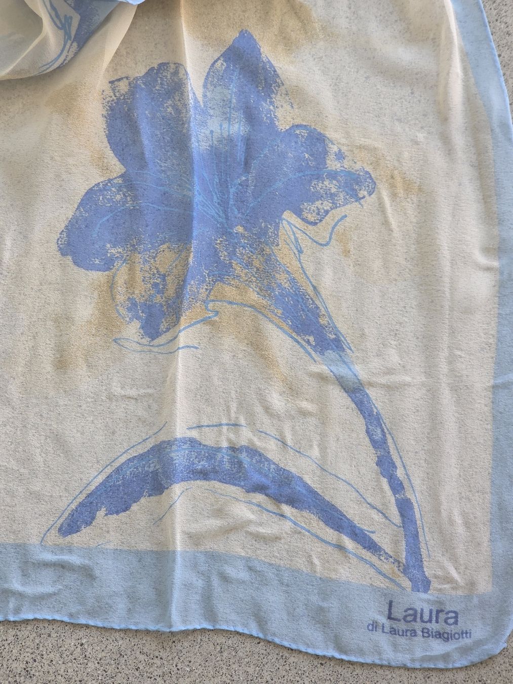 Foulard & Sciarpe: Seidenschal 40 x 150 cm – Nuovo e nell'imballaggio originale da Frauenfeld venduto da Schenken-mit-Herz 1