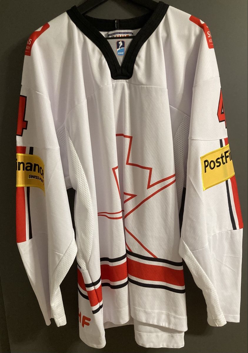 Maillots de corps & Pantalons: original iihf trikot patrick geering #4 – Neuf (Voir description) à Appenzell par Mph2001