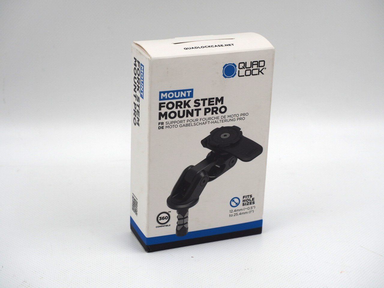 Quad Lock Staffe: QUAD LOCK Fork Stem Mount Pro (26101349) – Nuovo e nell'imballaggio originale da Zürich venduto da fundsachenverkauf