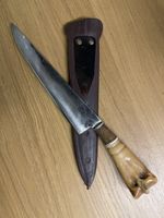 Handgefertigtes Gaucho-Messer – Griff aus Widderknie