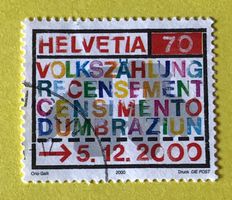 Nr.1005 GESTEMPELT Volkszählung 2000  Siehe Original Fotos.