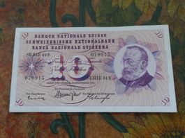 SUISSE  10  Francs  1965  (0915)  Billet