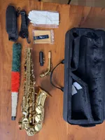 C.Giant Altsaxophon Goldlack mit Koffer, Mundstück & Zubehör