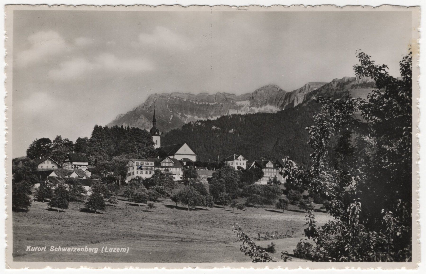 Cartoline postali: Kurort Schwarzenberg (Luzern) – Usato da Eglisau venduto da Chperfins