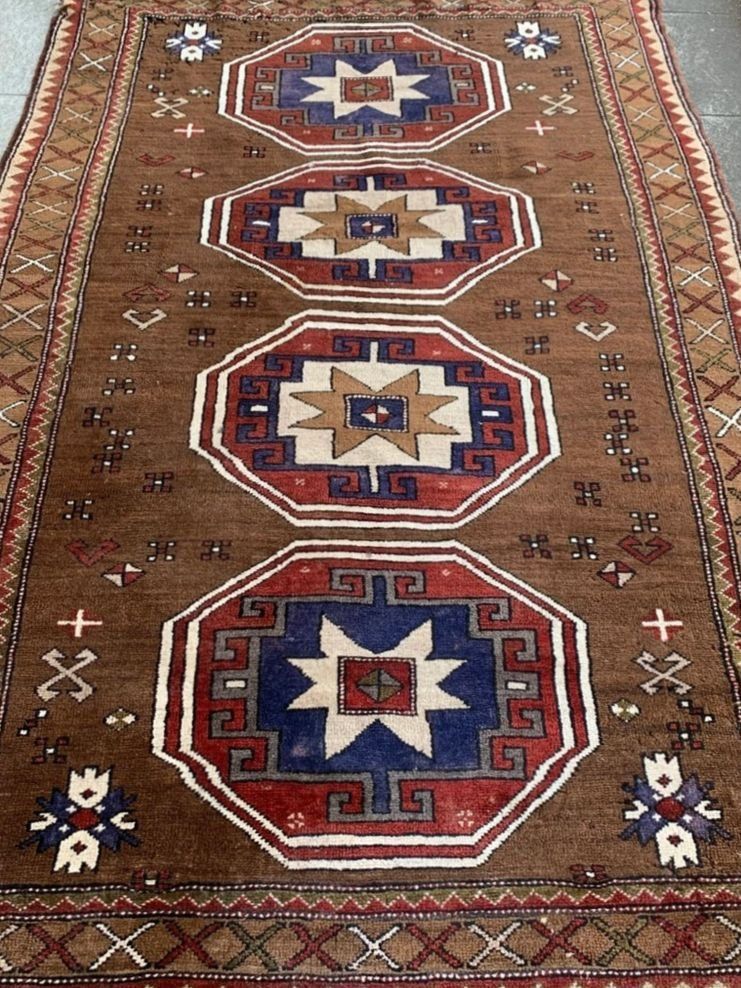Tappeti: Antiker Kars Kazak Orientteppich, handgeknüpft – Usato da Bern venduto da Yunkom 1