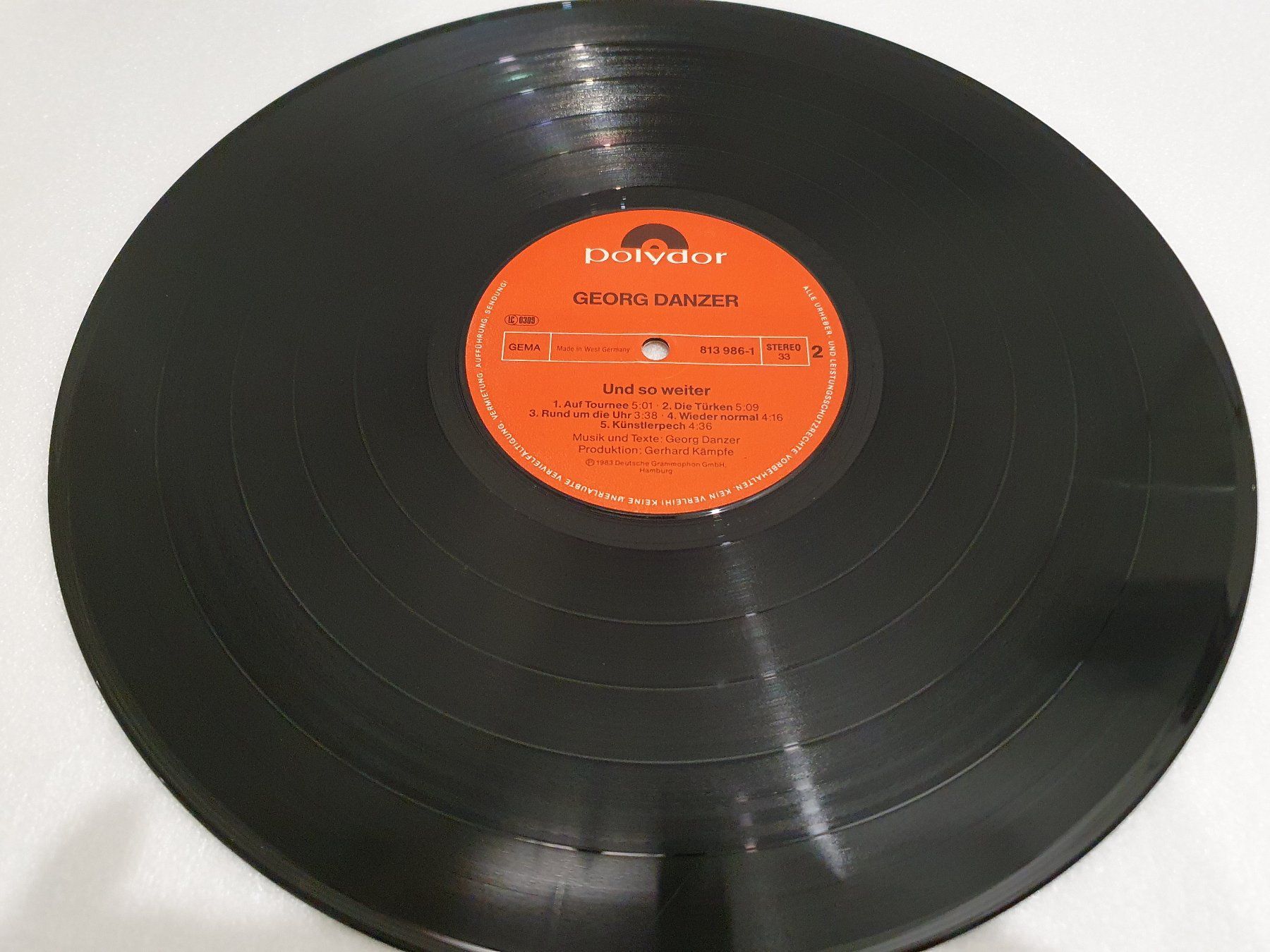 Dischi in vinile: Georg Danzer – Und So Weiter – Usato da Uster venduto da Vinyl-Leidenschaft 4