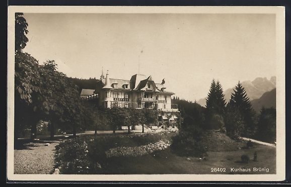Cartes postales: AK Brünig, Kurhaus – D'occasion à Berlin par bartko-reher
