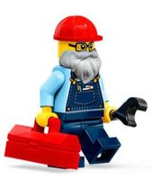 LEGO Minifigur Klempner (twn535), aus Set 11371