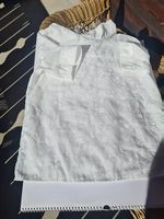 2 Kurzarmblusen Gr. S weiss