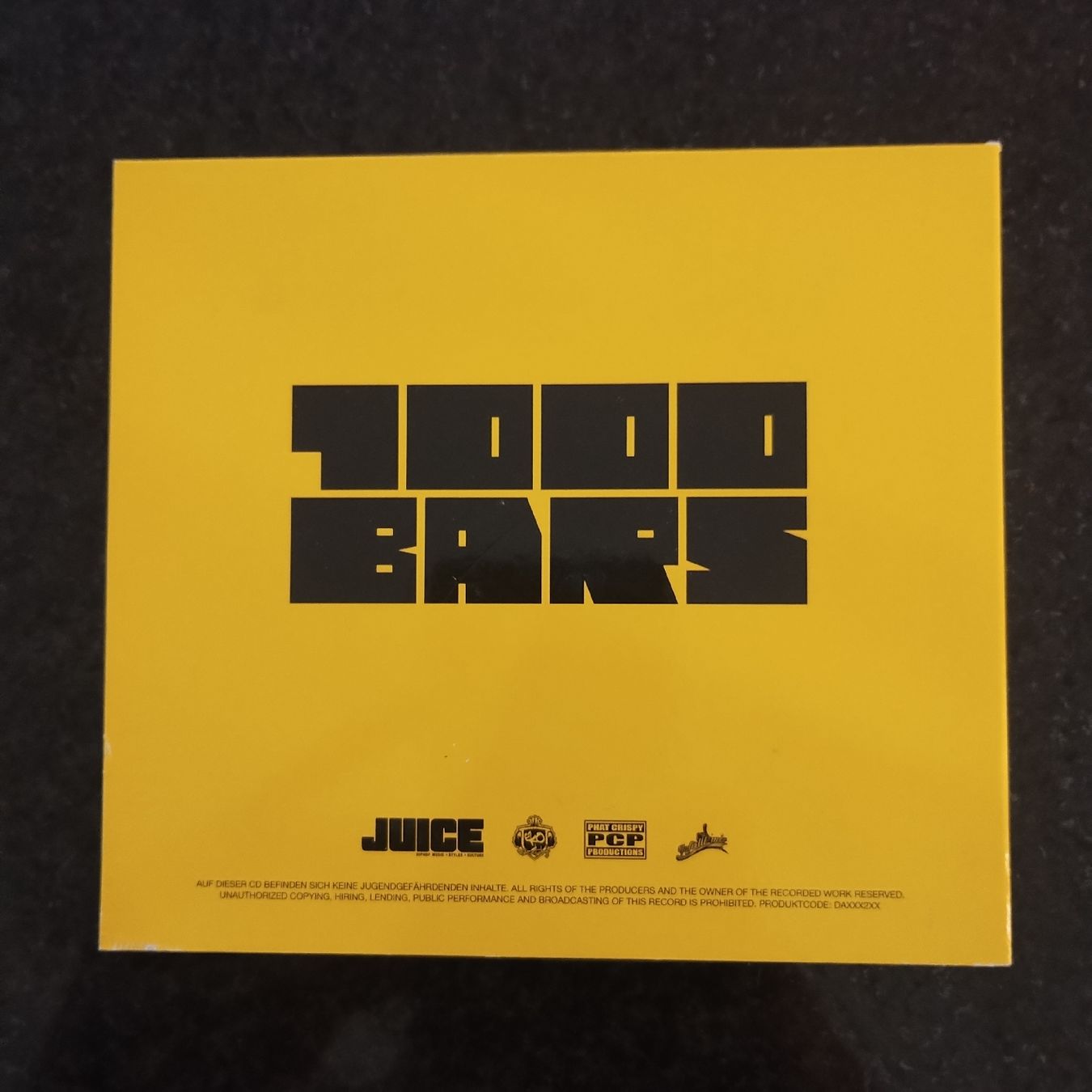 CD: Eko Fresh 1000 Bars Juice EP Exclusive CD – Usato da Nussbaumen AG venduto da off_6rdl