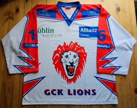GCK Lions Trikot #16 Gr. XL Eishockey Zürich ZSC