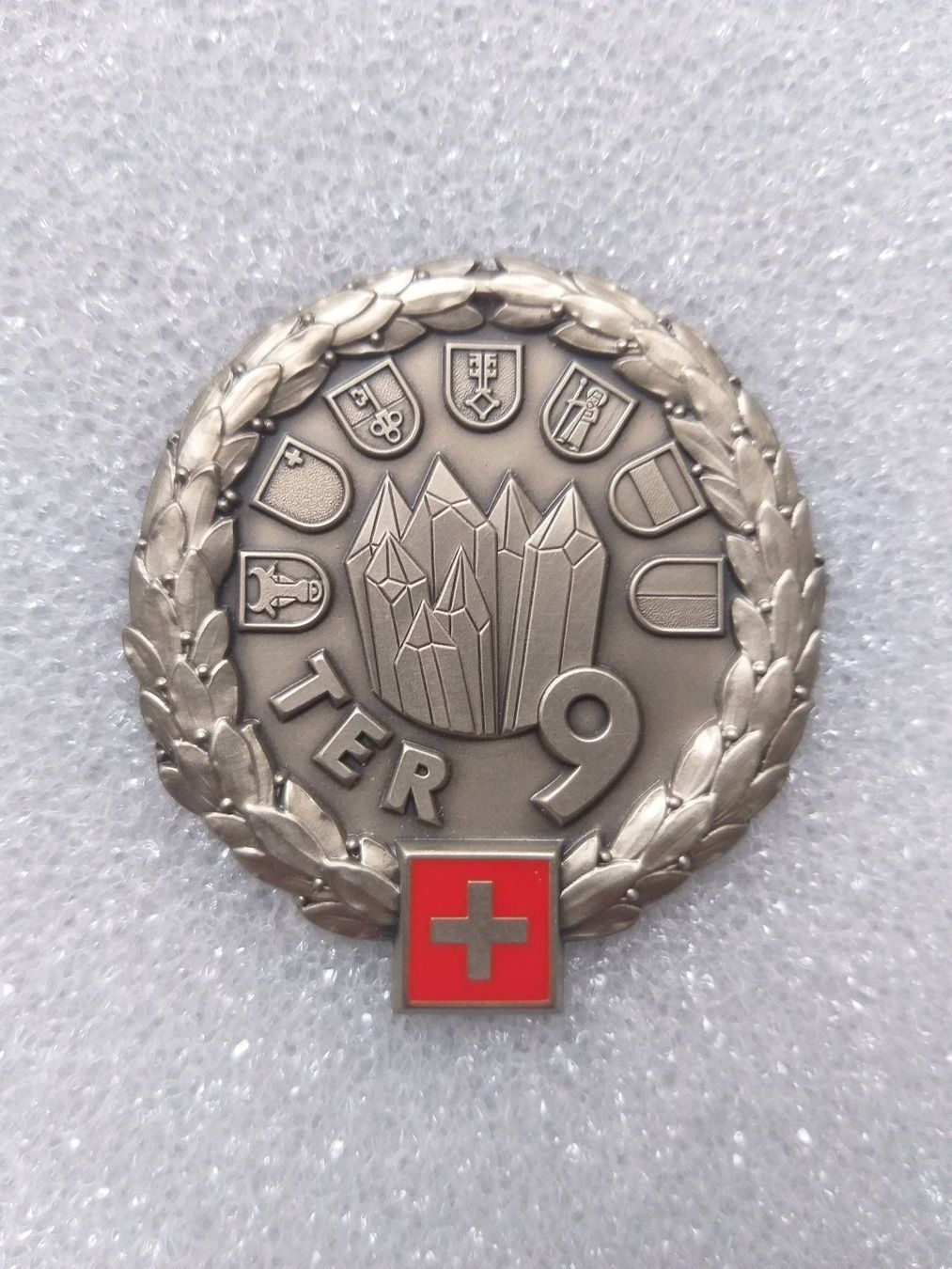 Placchette & Badge: BéretemblemTerritorialdivision 9 V2 – Nuovo (secondo la descrizione) da Bauma venduto da SwissMilitaria