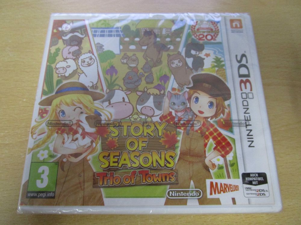 Story Of Seasons : Trio Of Towns – Nintendo 3DS – Neuf Sous Blister VF
