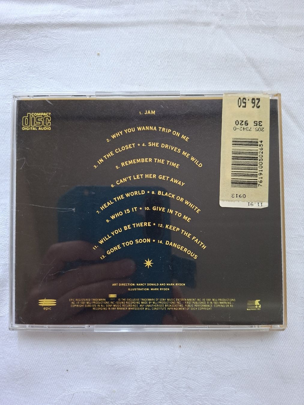 CDs: Michael Jackson Dangerous CD gebraucht – Gebraucht aus Klingnau von vollmond36 1