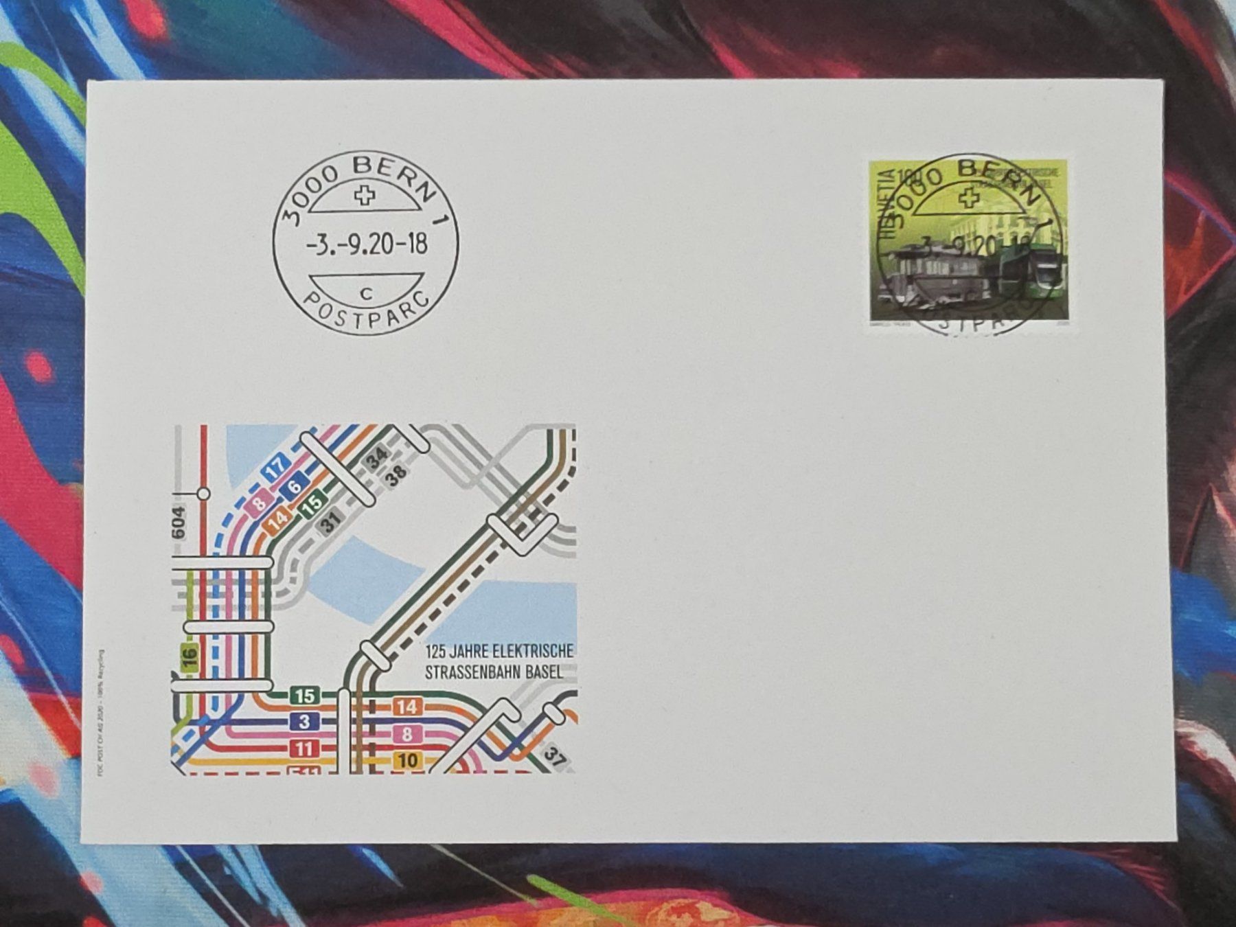 Tutti i francobolli: CL29 Enveloppe + Timbre Suisse 2020 – Usato da Cousset venduto da Patrick_Collections