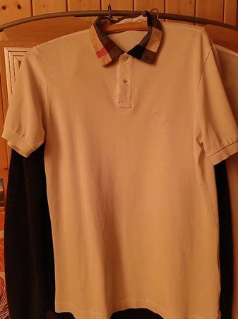 Burberry Poloshirt (Gr. S / weiss)