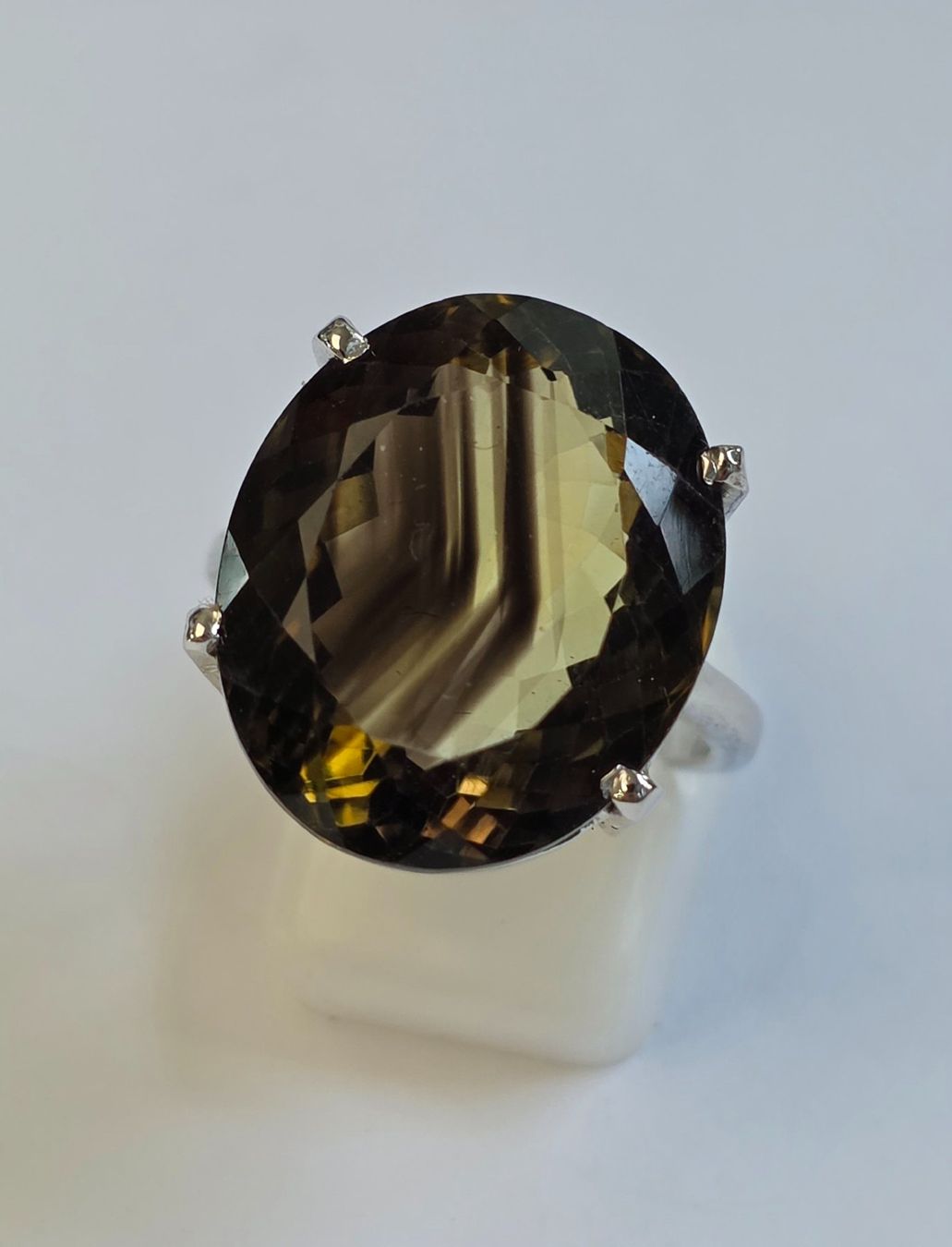 Ringe: Ring mit Rauchquarz oval Silber 925 Grösse 56 – Neu (gemäss Beschreibung) aus Zürich von ben_mn5h 6