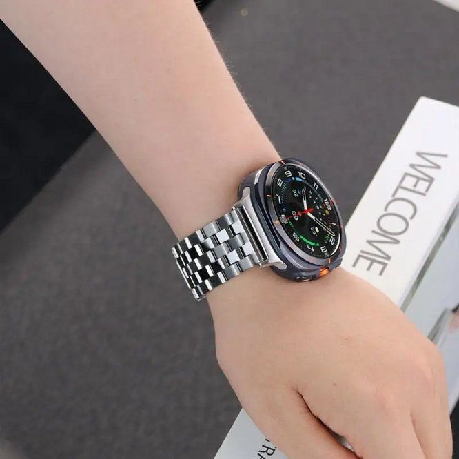 Samsung Smartwatch: Edelstahlarmband XGRA für Samsung Galaxy Watch Ultra 47mm – Neu und originalverpackt aus Lausanne von WATCH-WORLD 2