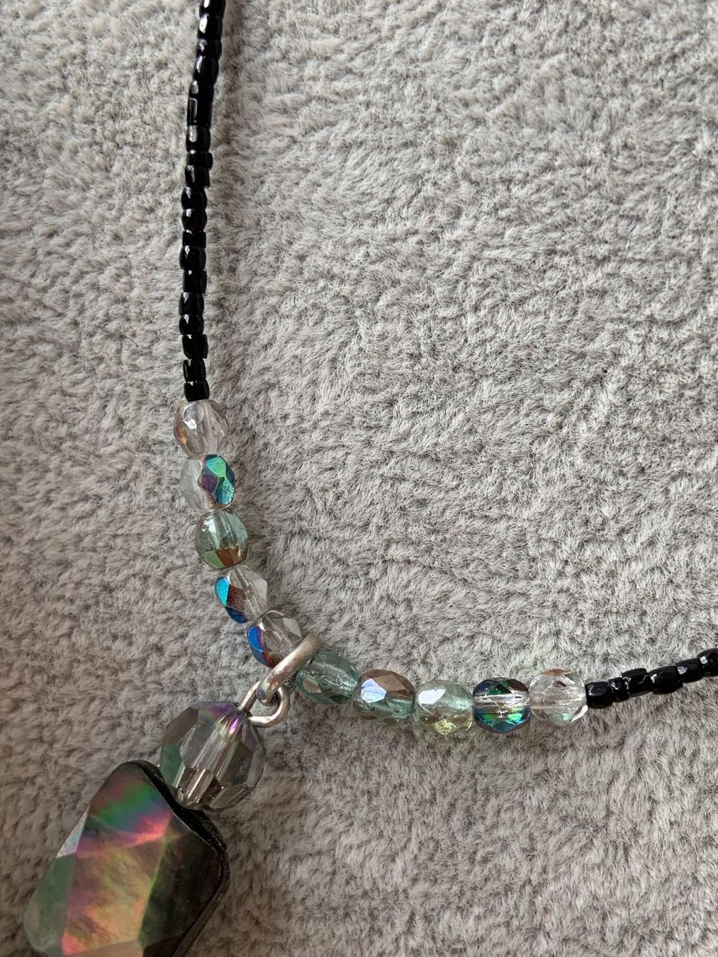 Catenine: Kette Perlmut-schwarz-farbig (40cm) – Usato da Laufen venduto da Bellavitaboom 4