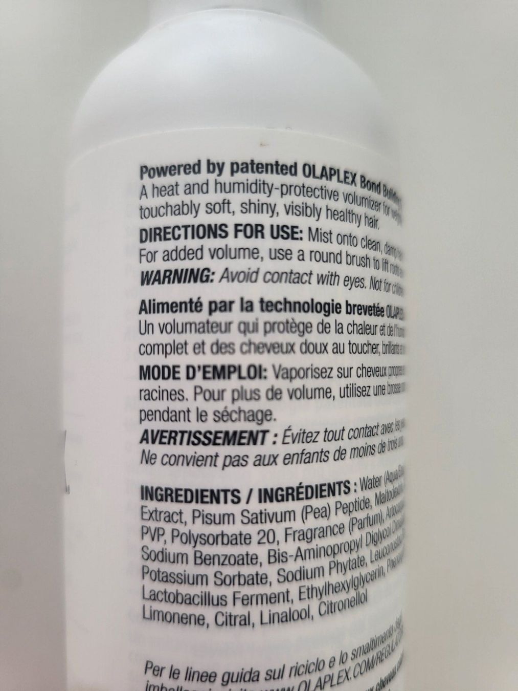 Tinte: Olaplex Volumizing Blow Dry Mist 150 ml neu – Usato da Baar venduto da clar6 4