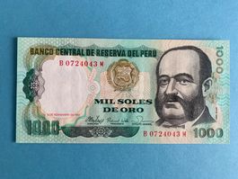 PERU - Mil Soles 5 Novembre 1981- UNCIRCULATED/ UNZIRKULIERT