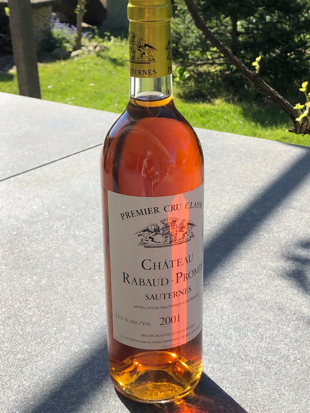 Vino: 1 Flaschen Château Rabaud - Promis 2001 cl 75 – Nuovo (secondo la descrizione) da Ettingen venduto da glaed 2