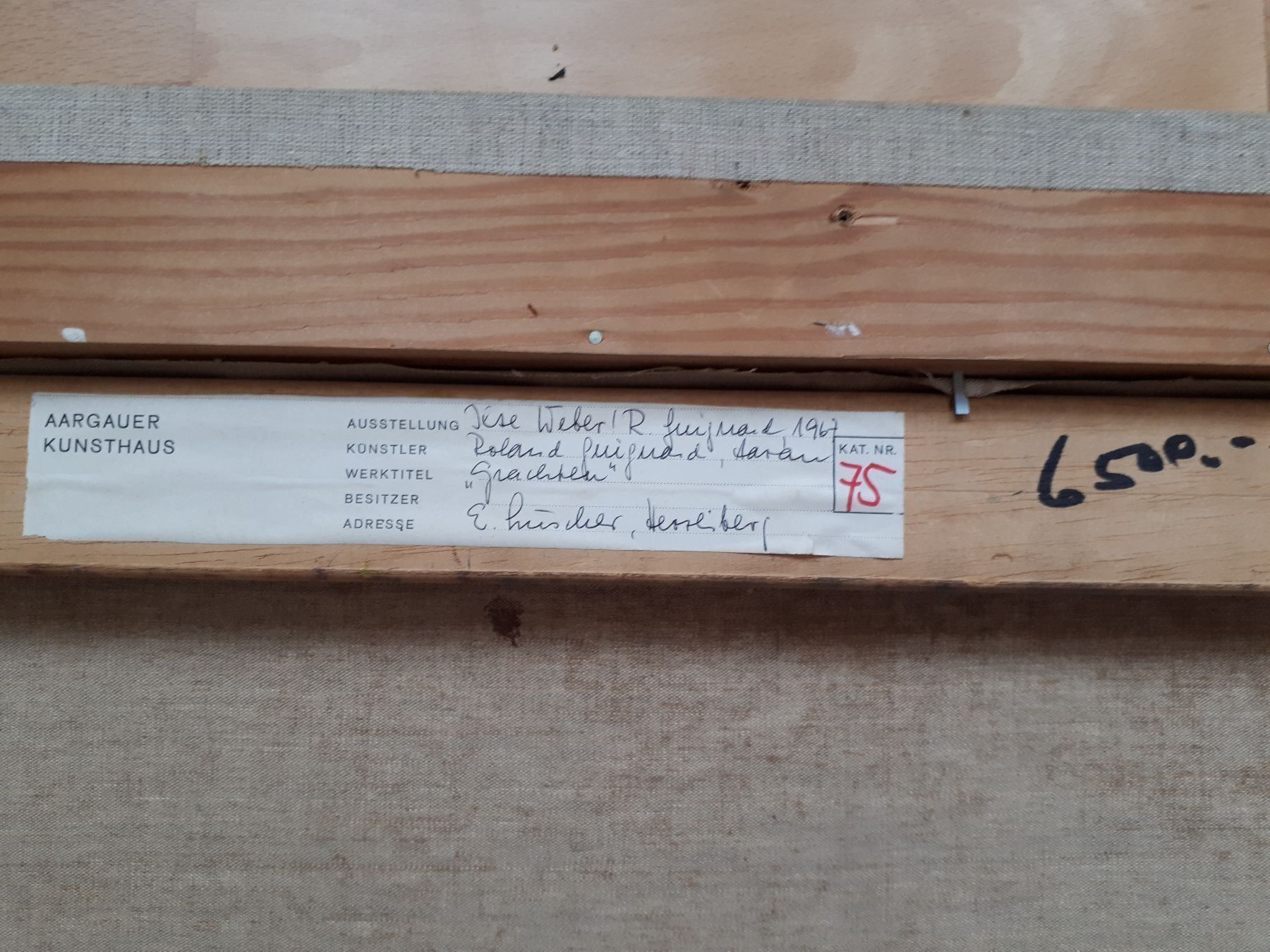 Dipinti: Ölbild "Grachten" von Roland Guignard – Usato da Dielsdorf venduto da anabur 2