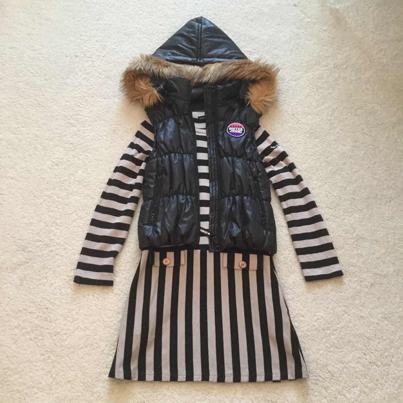 Kleider & Röcke: Bebe Mädchen Winter Kleid(G.130/8J) – Gebraucht aus Pfäffikon SZ von Candy.Co. 2