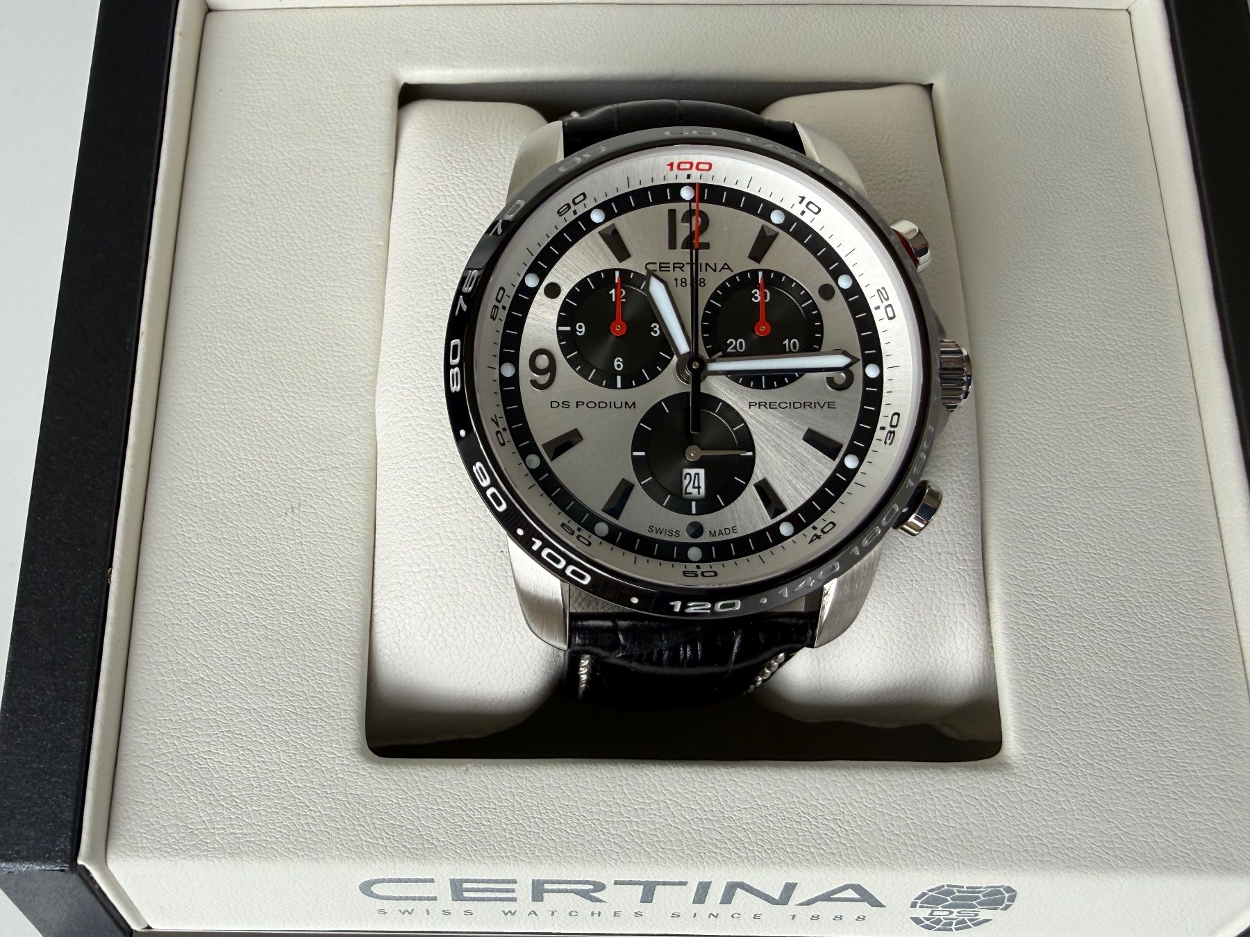 Certina Orologi: Certina DS Podium Big Size Chrono Precidrive 1/100 – Nuovo (secondo la descrizione) da Luzern venduto da Cabriolet 7