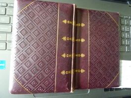 POESIEALBUM IN SCHÖNEM LEDEREINBAND HANDSCHRIFT1898 BIS 1913