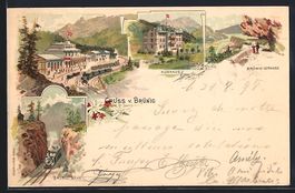 Litho Brünig, Kurhaus, Brünig-Strasse,