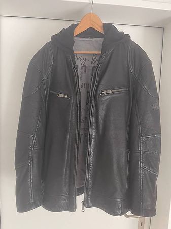David Camp Lederjacke, neu und ungetragen, Grösse XL