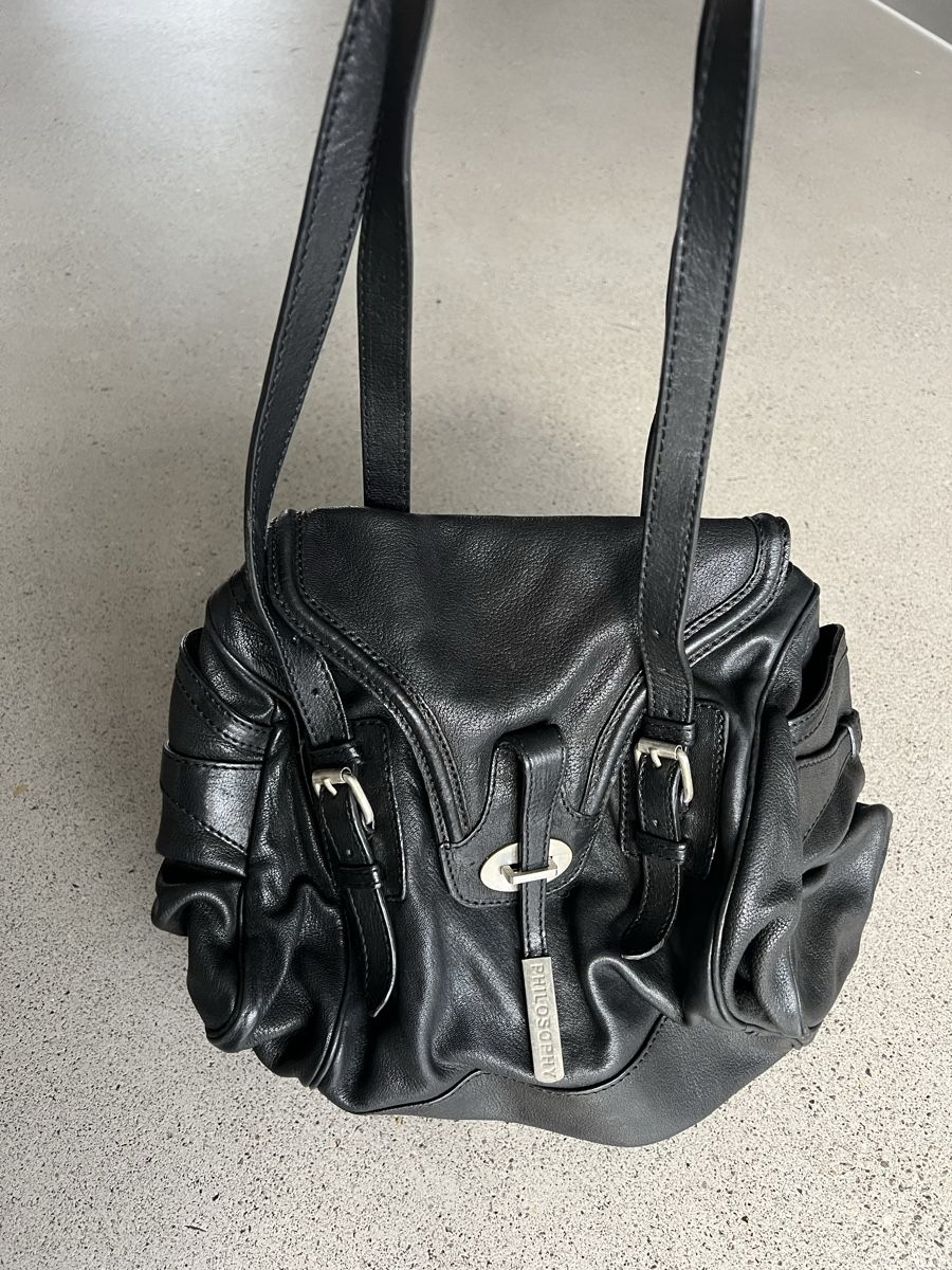 Borse da donna: Boho Style, Philosophy, schwarze Leder Schultertasche – Nuovo (secondo la descrizione) da Richterswil venduto da Solemare47Nicole