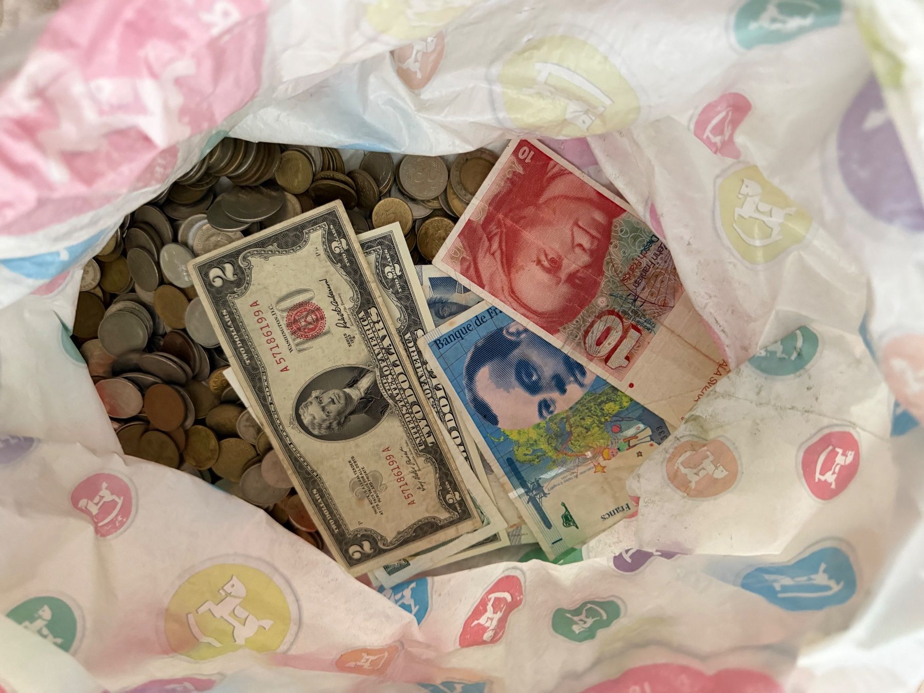 Toutes les monnaies: 7.75 kg Weltmünzen & verschiedene Banknoten – D'occasion à Uitikon Waldegg par Sa_v9gp 2