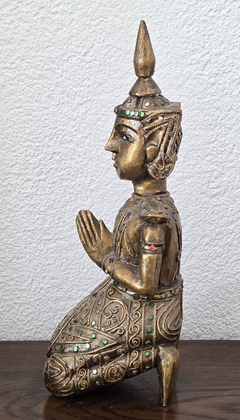 Figuren: Holzfigur Buddha sitzend  – Gebraucht aus Rheinsulz von Gilea 2
