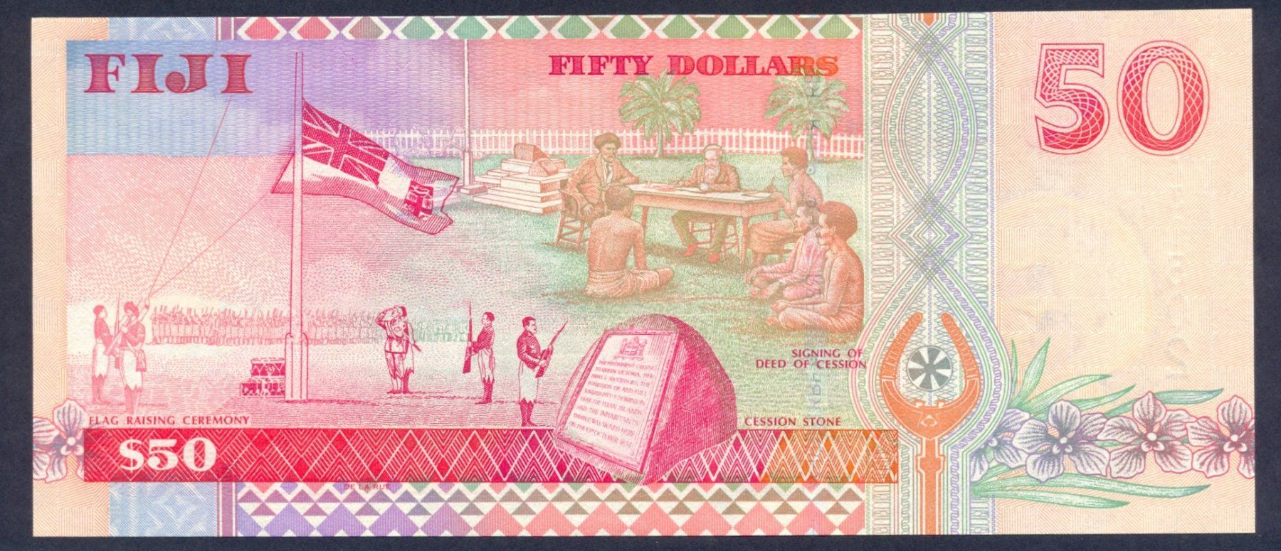 Banconote: Fiji 50 Dollar 2002 P-108a UNC – Nuovo (secondo la descrizione) da Schliern b. Köniz venduto da pizzitaxi 1