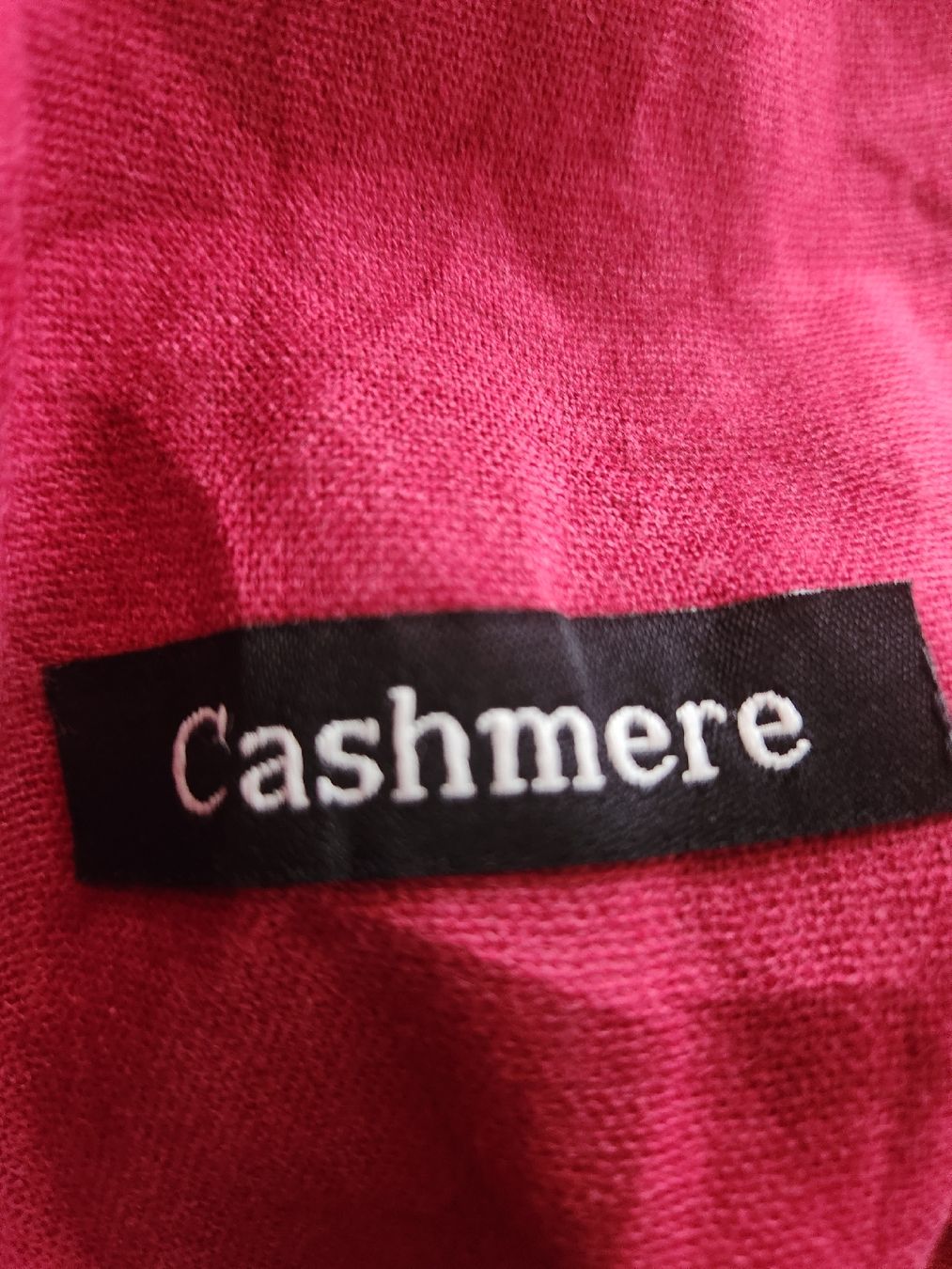 Foulards, Tücher & Schals: Écharpe Cachemire Rouge avec franges Taille Unique – Gebraucht aus Niedergösgen von Eva2410 4