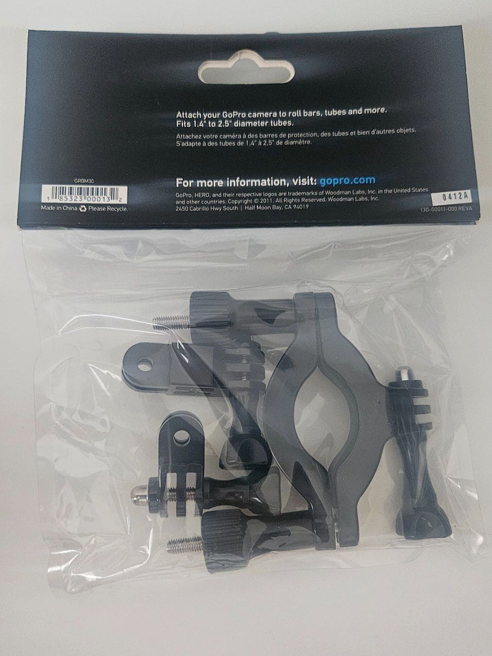 Gopro Treppiedi & Teste: GoPro Roll Bar Mount neu und originalverpackt – Nuovo e nell'imballaggio originale da Bonstetten venduto da Lui_LND 1