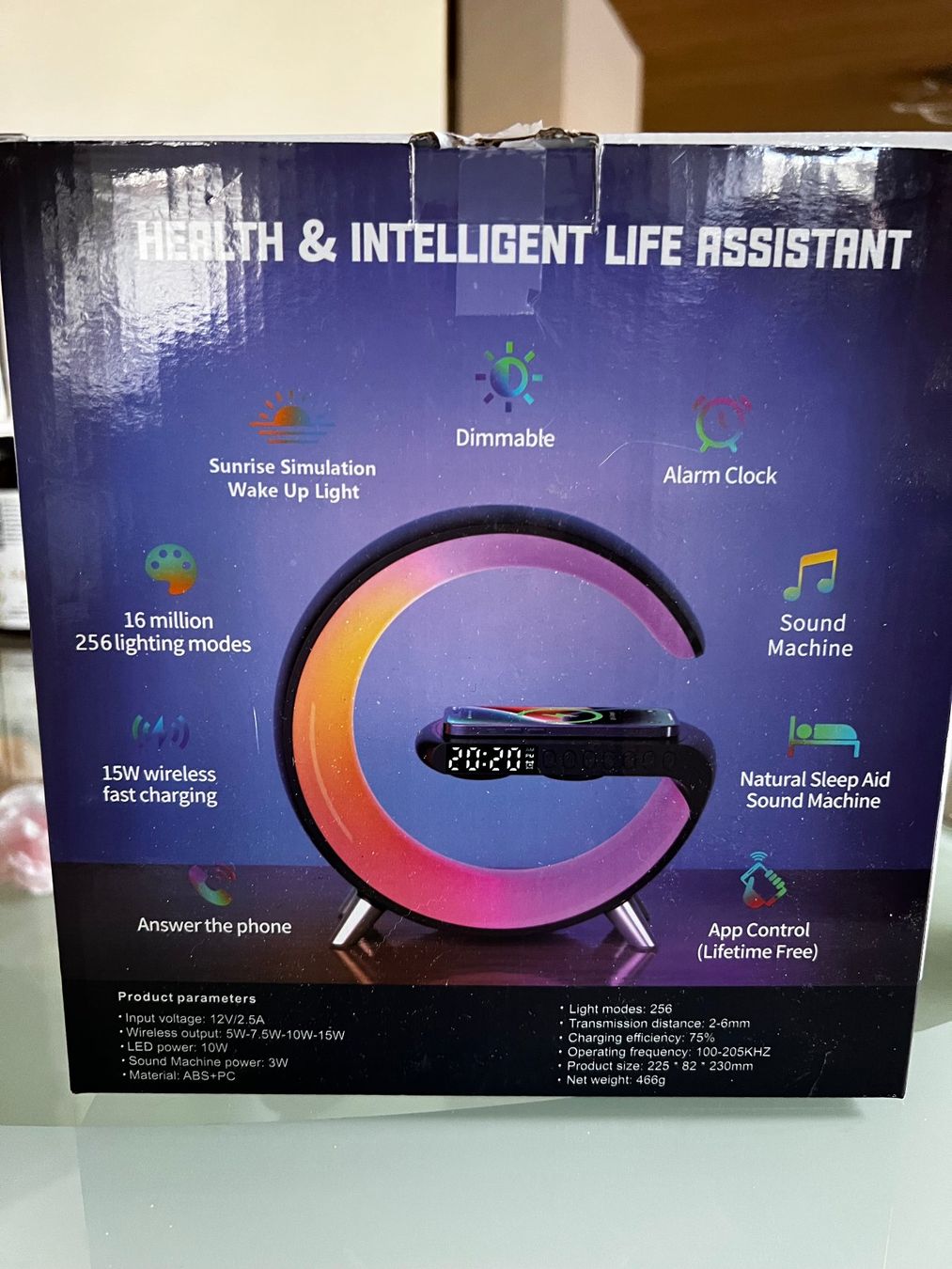 Sveglie: Digitaler LED Wecker: Smart Light Sound Machine, Charger – Nuovo e nell'imballaggio originale da Ueken venduto da Suprasigi 2