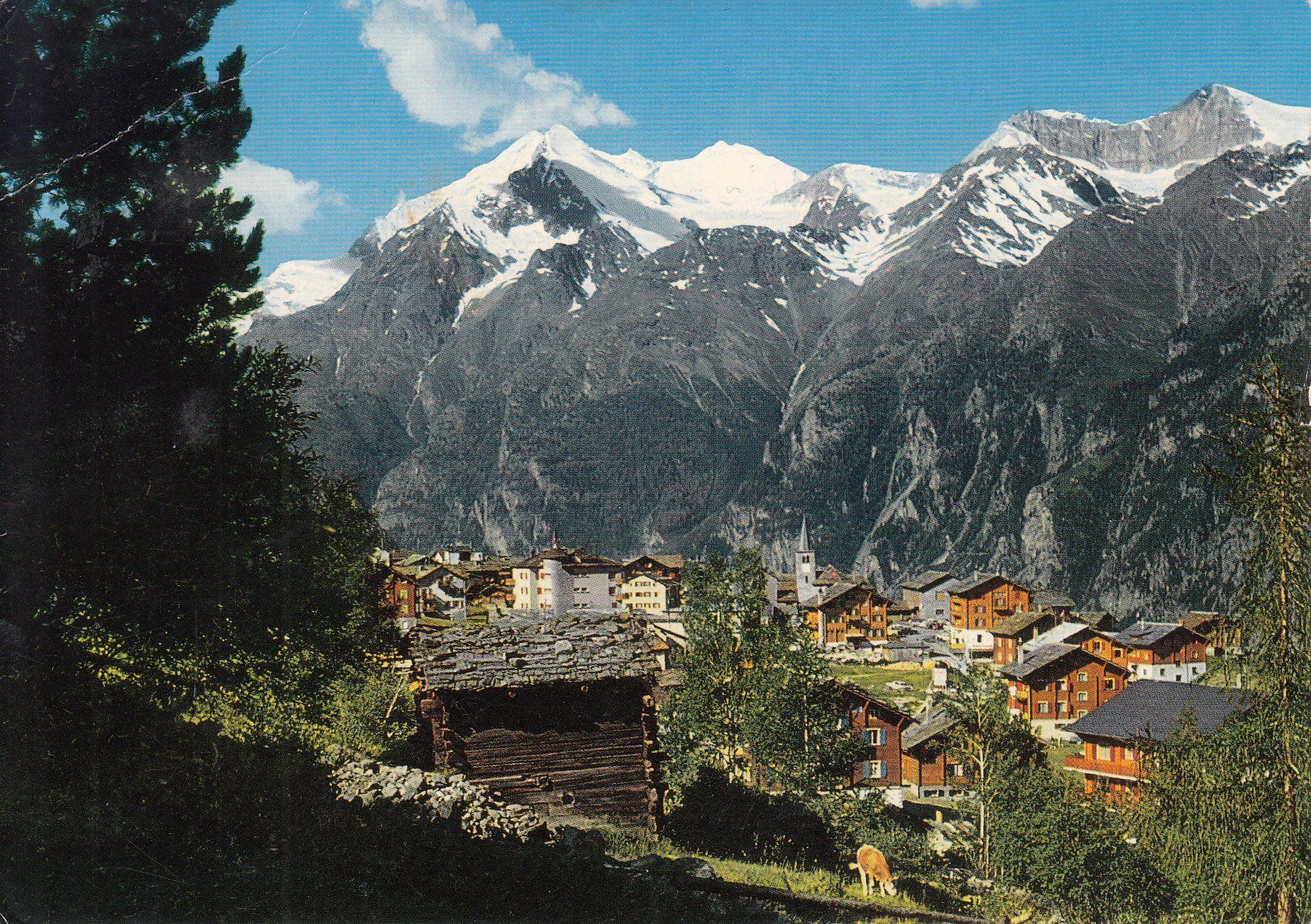 Cartoline postali: Grächen 1960 – Usato da Bürglen TG venduto da StampGraf