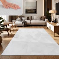 -50%‼️ Flauschiger 240x340  Teppich Super Soft Weiss