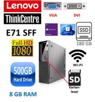 PC Lenovo E71 Intel core i5 8GB 180GB SSD 500GB