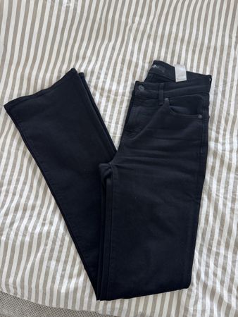 7 for All Mankind Bootcut Jeans - Size 26 - Black Denim