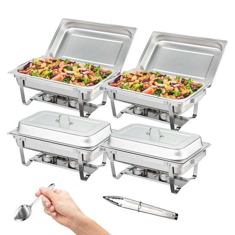 Stagecaptain Speisenwärmer Chafing-Dish - Edelstahl Warmhaltebehälter