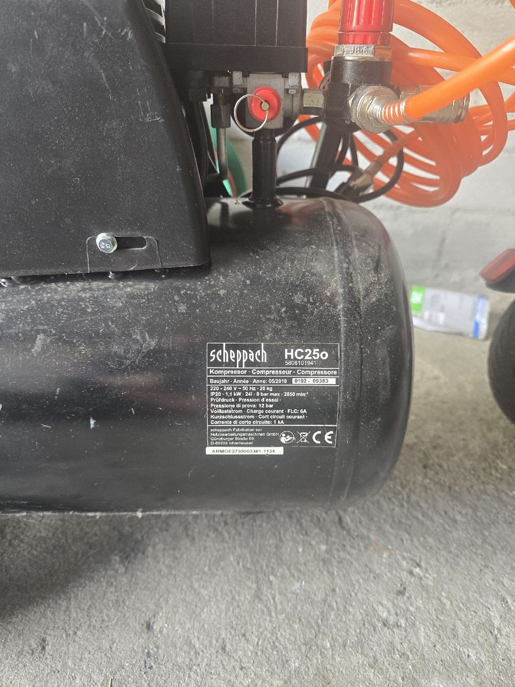 Scheppach Kompressoren: kompressor 24L top zustand – Gebraucht aus Büren an der Aare von J.L.NEVES 1