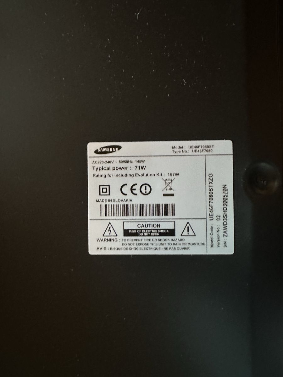Televisori: Samsung Tv – Usato da Brienz BE venduto da Cedric.Gerber 5