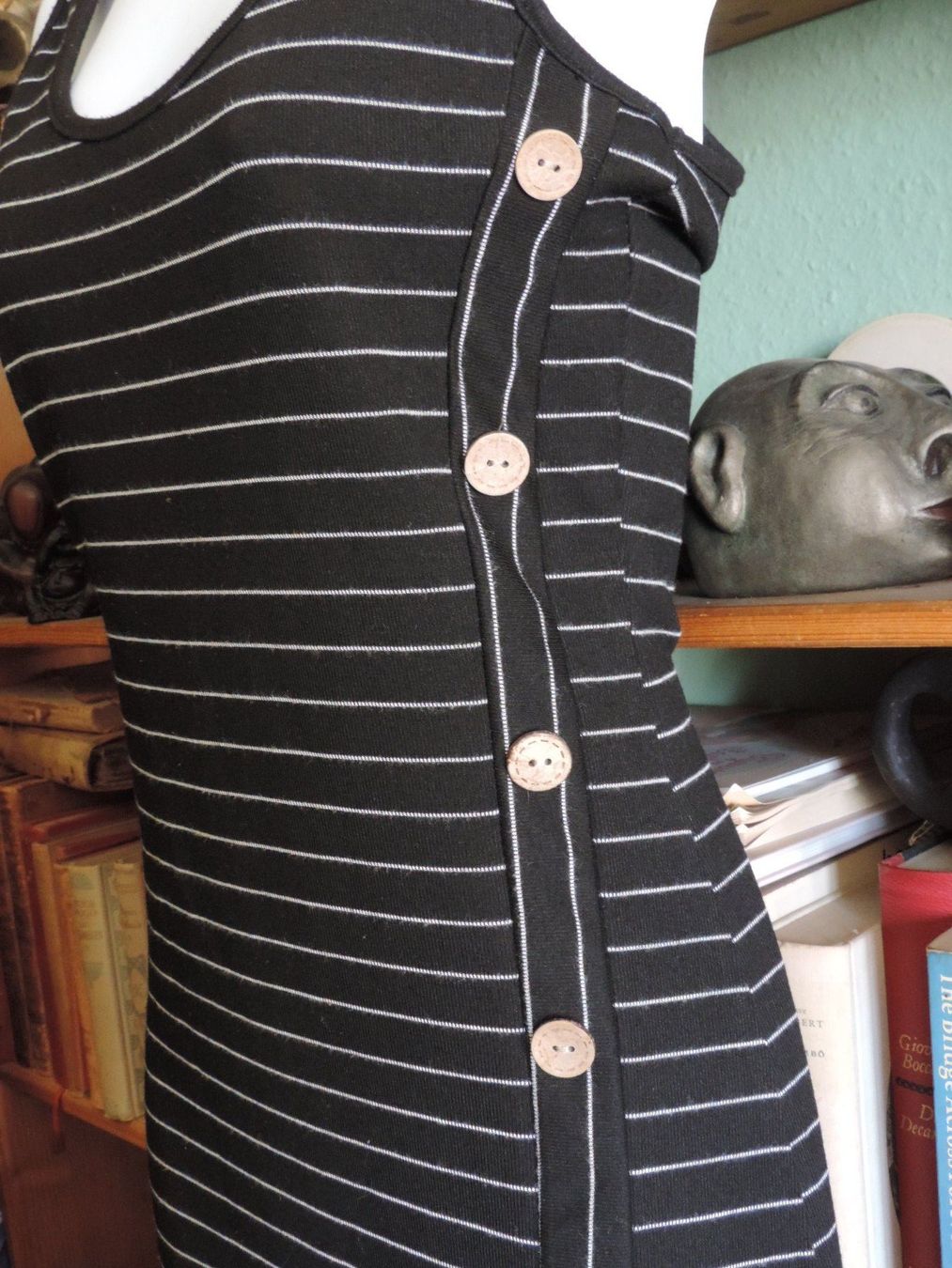 Kleider: robe longue rayée noir et blanc – Gebraucht aus Genève von Axelle333 3